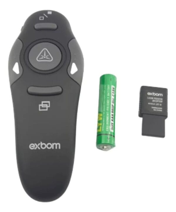 Apresentador de Slides Laser Pointer – EXBOM LPT8 PowerPoint, Prático e Portátil - Imagem 5