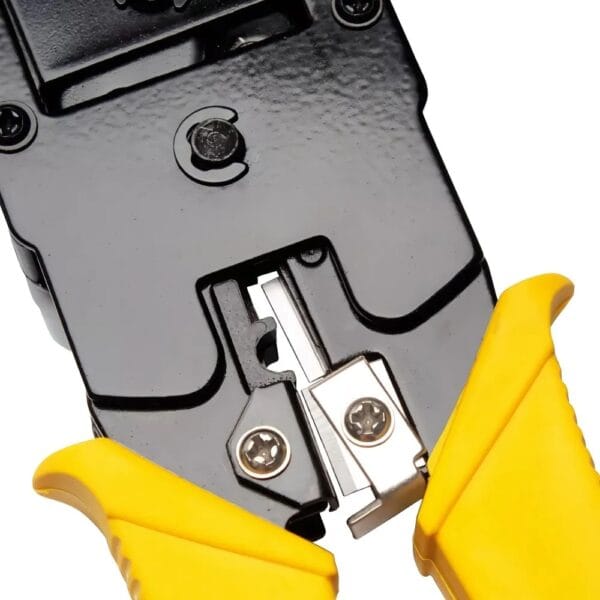 Alicate Crimpar, Cortar e Decapar Cabos de Rede RJ11/RJ12/RJ45 – Profissional - Imagem 3