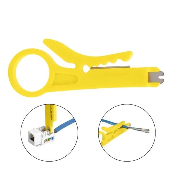 Alicate Crimpar, Cortar e Decapar Cabos de Rede RJ11/RJ12/RJ45 – Profissional - Imagem 2