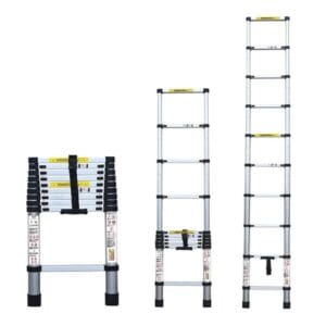 Escada Telescopica Aluminio Fortt 2.6m