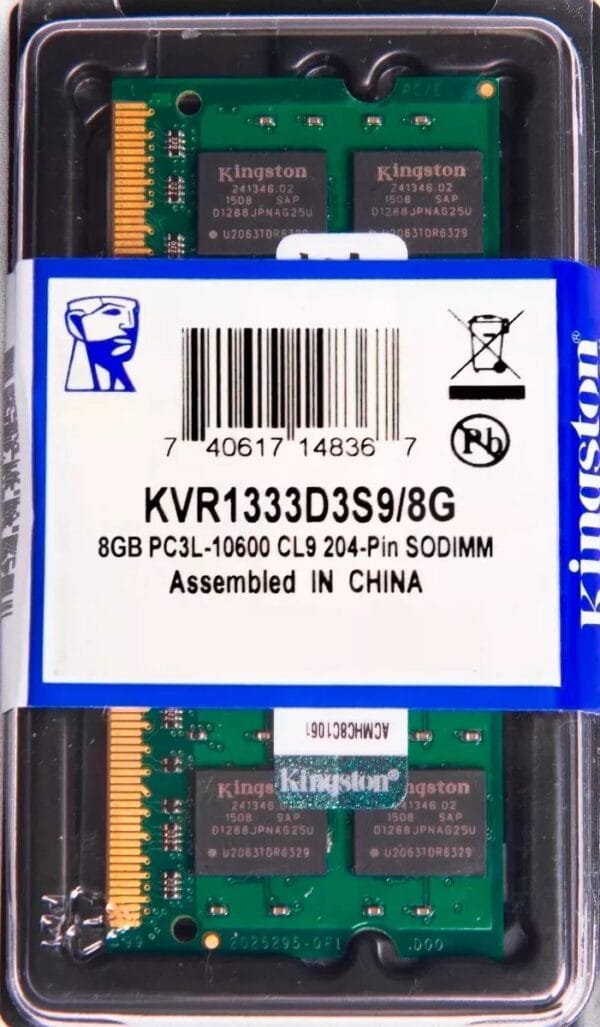 MEMORIA RAM DDR3 1333 KINGSTON NOTE