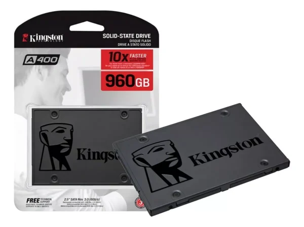 HD SSD Sata 3.0 6Gb/s 960GB Interno Kingston A400 SA400S37/960G - Imagem 4