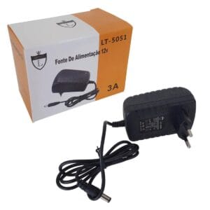Fonte Externa LT-5051 Lintian 12V 3A – Alimentação Segura e Estável