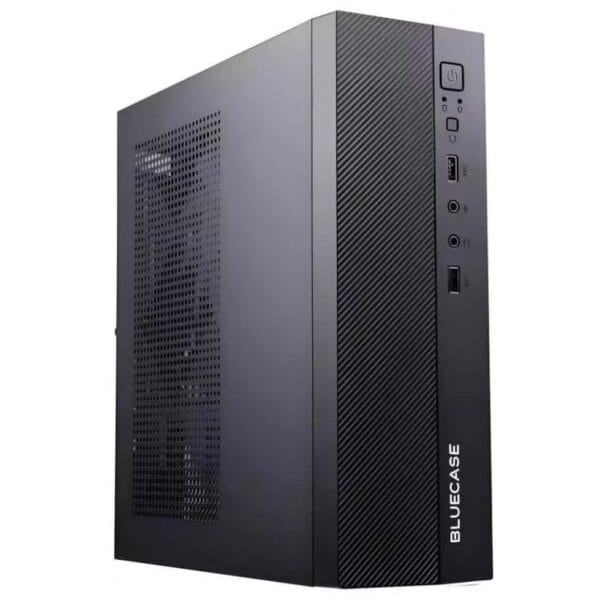 GABINETE SLIM COM FONTE 200W BG-2000 PRETO BLUECASE - USB / VERTICAL / HORIZONTAL / MICROATX / MINI-ITX