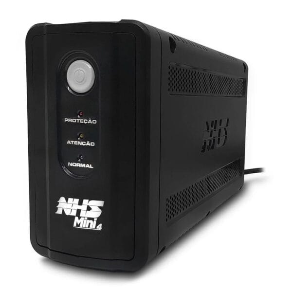 Nobreak NHS Mini 4 S 400VA 200W Line Interactive – 3 Tomadas, Bateria 12V 7Ah