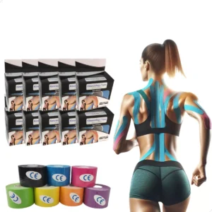Kit 10un Kinesiology Tape Original Fisioterapia Bandagem Taping Elastica Adesiva