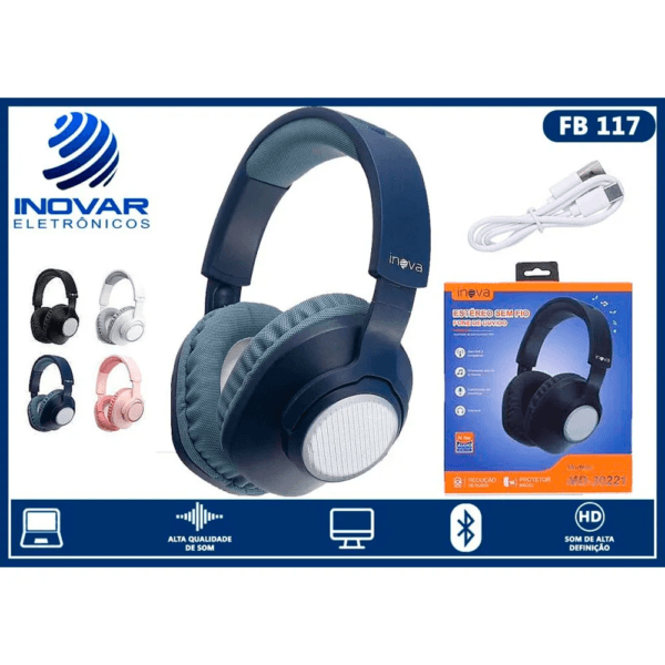 FONE DE OUVIDO SEM FIO INOVA MD-30221 - Imagem 3