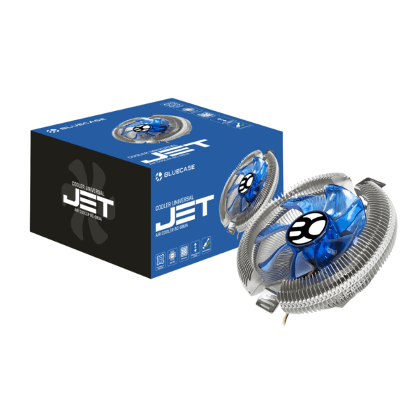 COOLER UNIVERSAL JET INTEL E AMD ALUMINIO (BC-08UA) - BLUECASE - TDP 95W