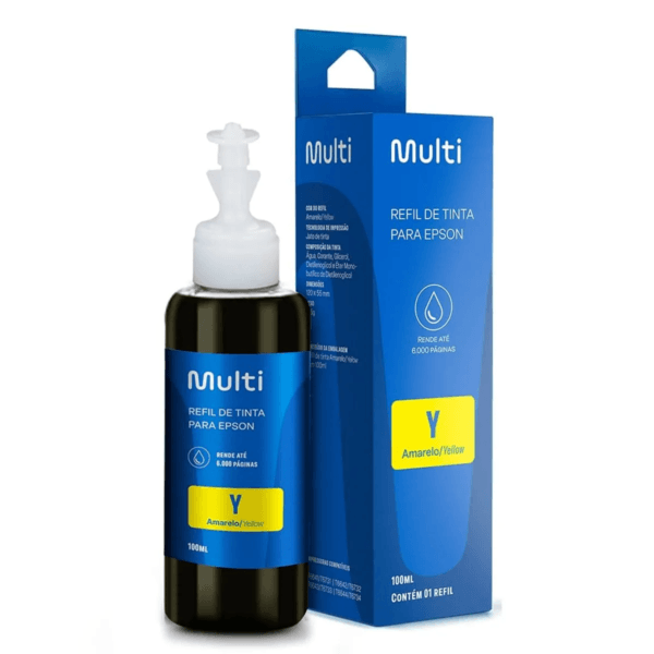REFIL DE TINTA AMARELO EPSON T664 100ML - Imagem 2