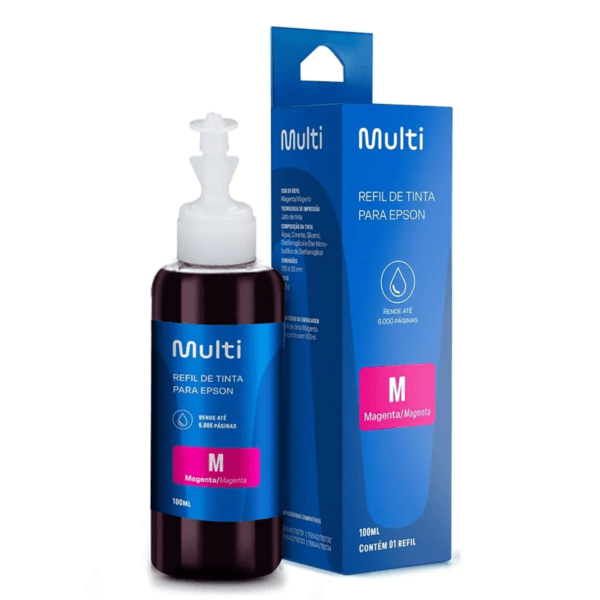 REFIL DE TINTA MAGENTA EPSON T664 100ML - Imagem 2