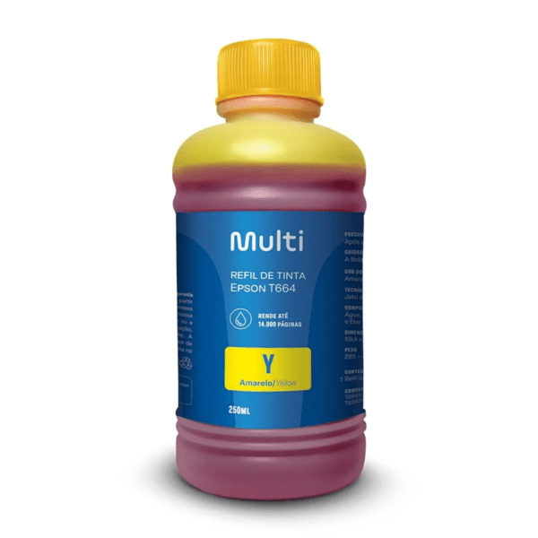 REFIL DE TINTA AMARELO EPSON 250ML
