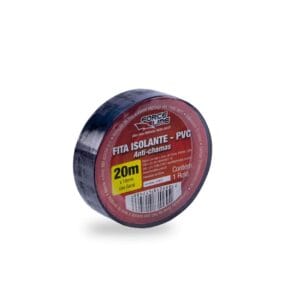 FITA ISOLANTE PRETA 20M 0,13X18MM USO GERAL