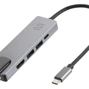 DOCK USB TIPO C COM HDMI E RJ45