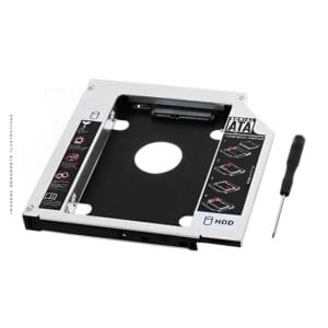 Case Adaptador Caddy 2º Hd Ssd/dvd P/notebook 9mm 9.5mm 1902