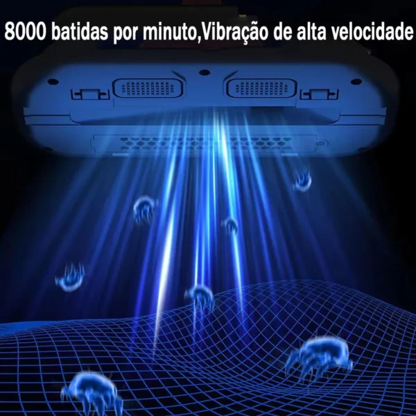 Aspirador Portátil Anti-ácaro Esterilização Luz Uv Sem Fio - Imagem 6