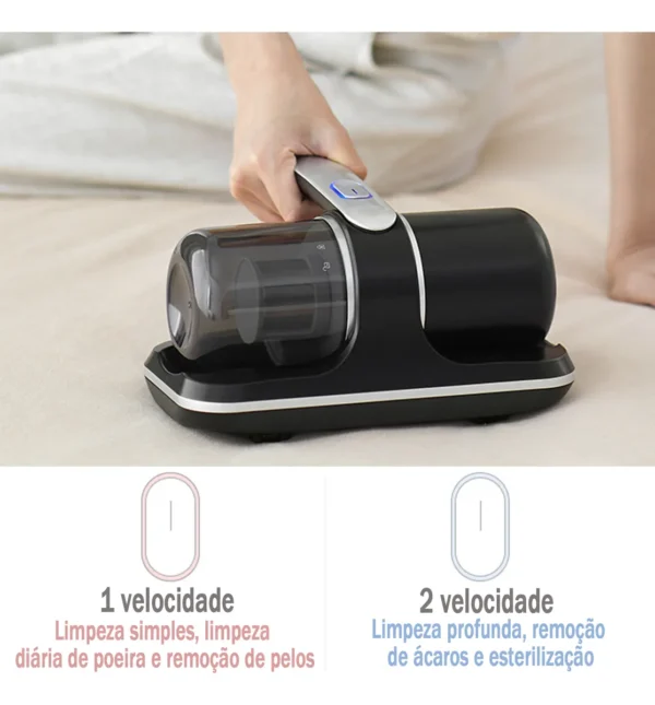 Aspirador Portátil Anti-ácaro Esterilização Luz Uv Sem Fio - Imagem 8