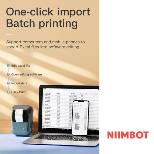 Impressora Térmica Niimbot B1 Bluetooth - Imagem 2