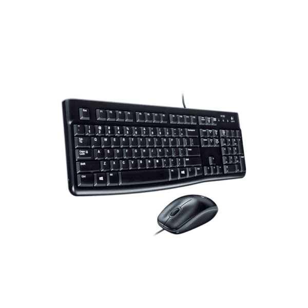 COMBO TECLADO E MOUSE COM FIO LOGITECH MK120 920-004429 PRETO - Imagem 2