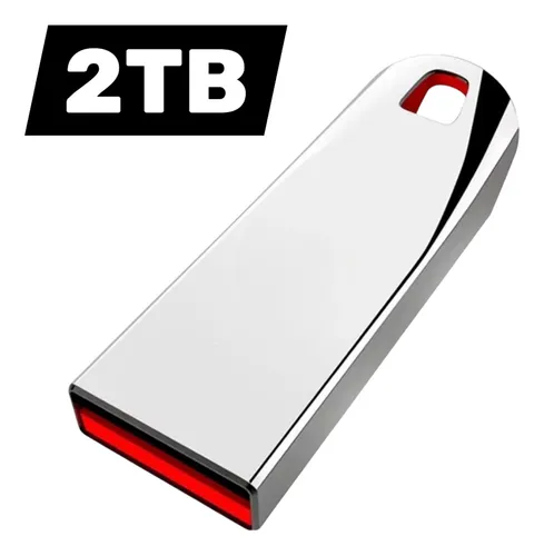 Pendrive 2tb Usb Full Metal Cinza - Imagem 3