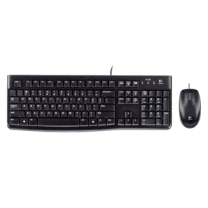 COMBO TECLADO E MOUSE COM FIO LOGITECH MK120 920-004429 PRETO