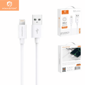 Cabo USB H’maston HB16-CC Tipo-C 1m Branco