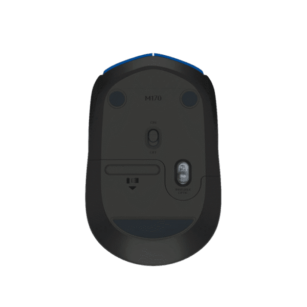 MOUSE S/FIO LOGITECH M170 AZUL II - Imagem 2
