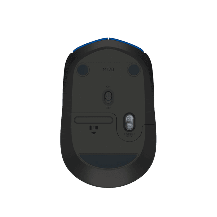 MOUSE S/FIO LOGITECH M170 AZUL II - Imagem 2