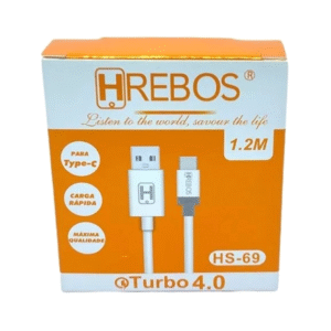 Cabo USB Turbo Type-C Herbos HS-69 1,2m 3.1A