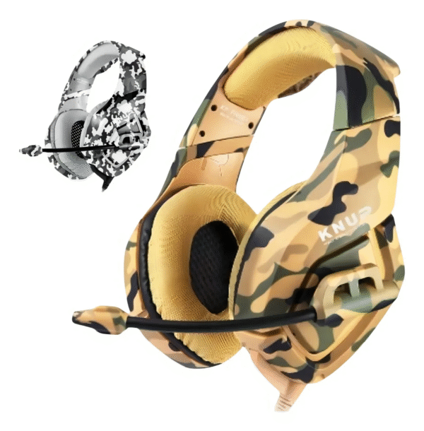 Headset Gamer Camuflado Knup KP-FN601 com Microfone - Imagem 6