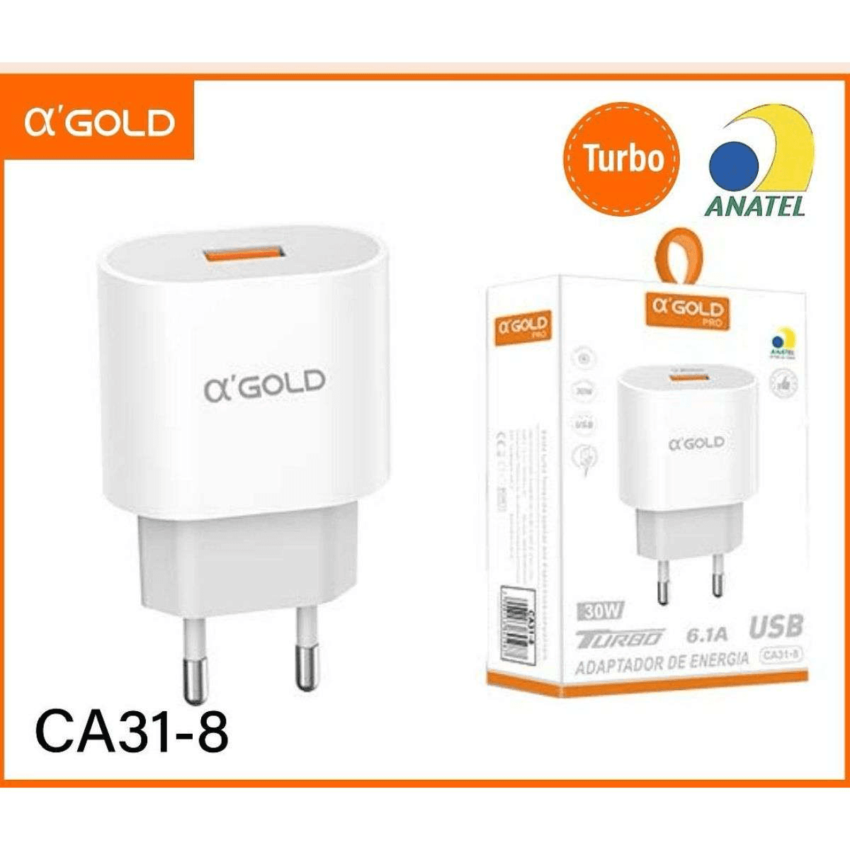 Adaptador de Energia a’Gold CA31-8 30W USB - Imagem 2