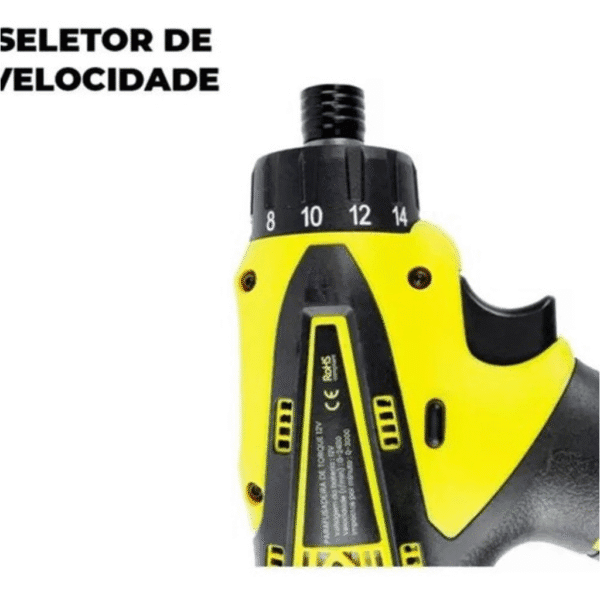 PARAFUSADEIRA DE TORQUE 12V BOMVINK BOM-9965 - Imagem 4