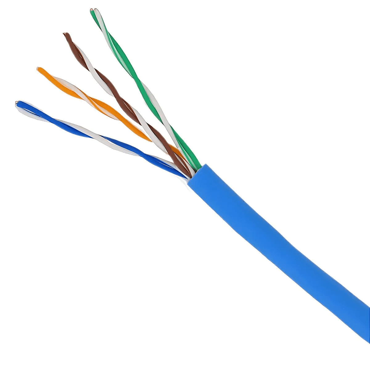 CABO LAN 4P CAT5E UTP EZ CMX AZUL MT