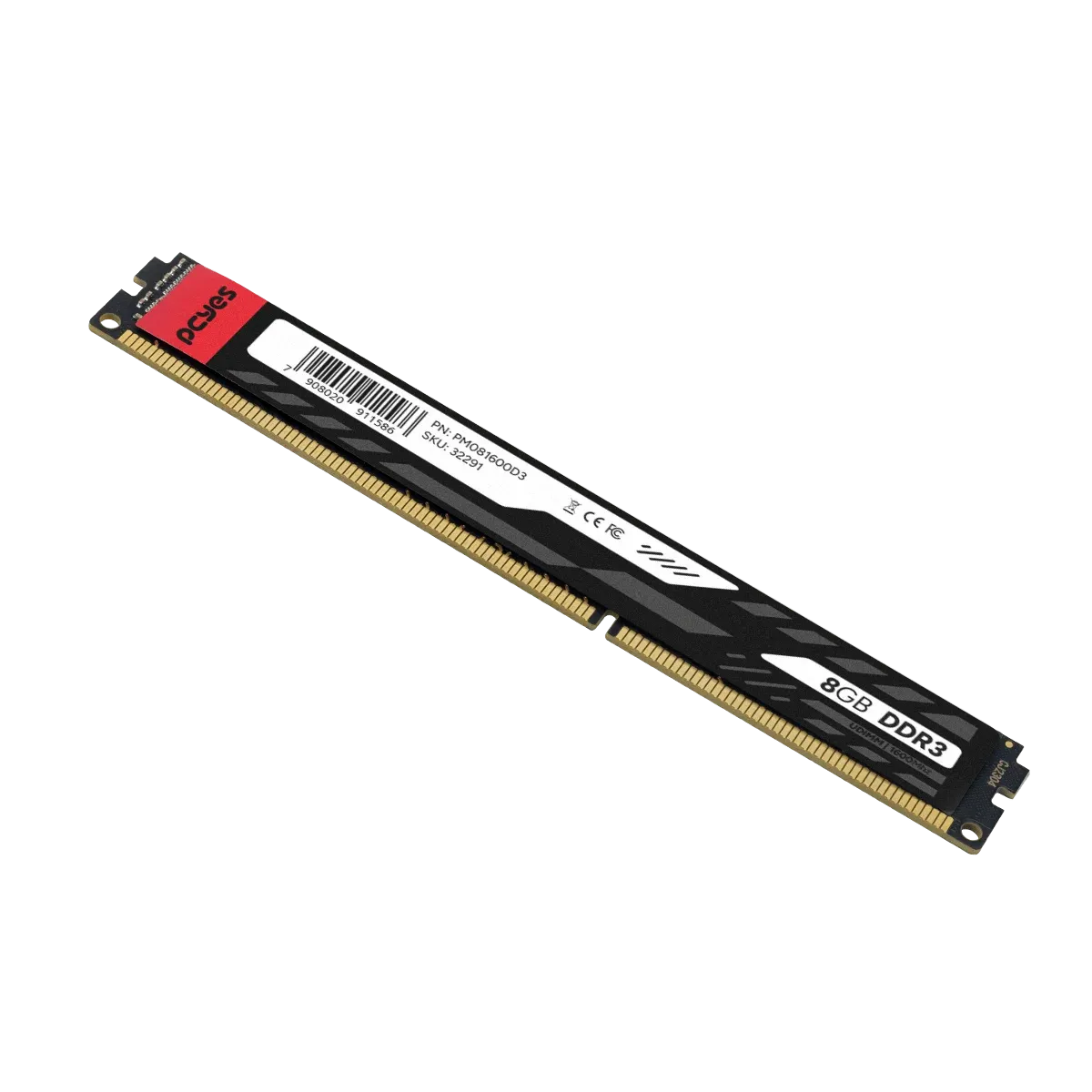 Memória RAM PCYES 8GB DDR3 1600MHz
