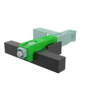 Conector Fast Click SC APC Reutilizável Fibra Óptica