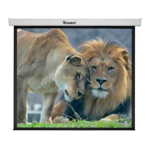 Tela de Projeção Retrátil Sumay 150 Polegadas 4:3