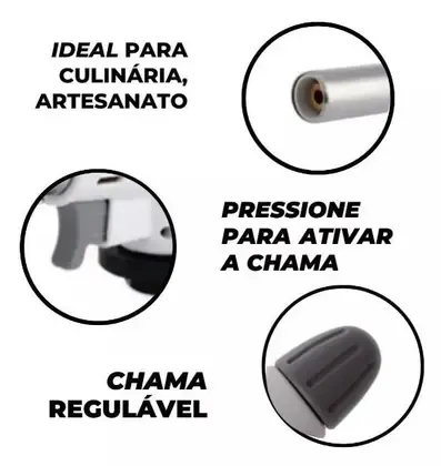 Maçarico Culinário Portátil - Imagem 4