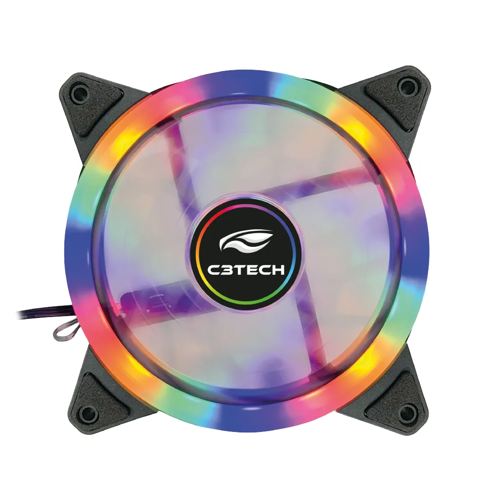 Cooler Fan C3Tech F11-L150M 120mm LED Multicores