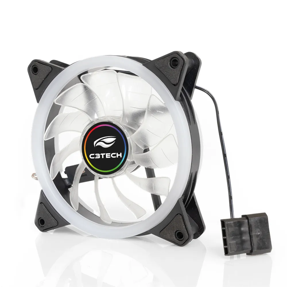 Cooler Fan C3Tech F11-L150M 120mm LED Multicores - Imagem 2