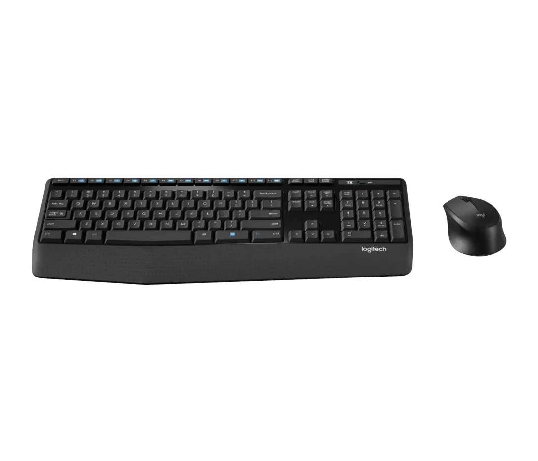 Kit Teclado e Mouse Sem Fio Logitech com Apoio para Mãos
