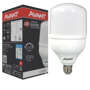 Lâmpada LED Avant 30W 6500K Branco Frio E27 Alto Fator