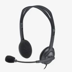 Headset Logitech P2 3,5mm com Microfone Unidirecional