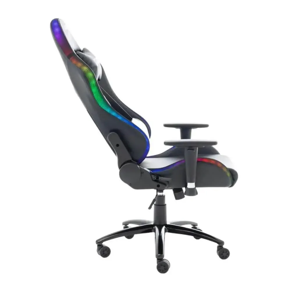 Cadeira Gamer CLANM King Black RGB Ergonômica Reclinável - Imagem 3