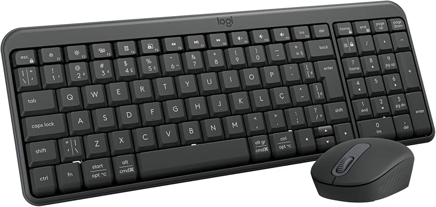 KIT TECL+MOUSE S/FIO MK250 GRAFITE LOGITECH