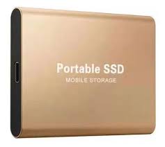 SSD EXTERNO 1TB MINI SLIM PORTÁTIL USB ALTA VELOCIDADE DOURADO