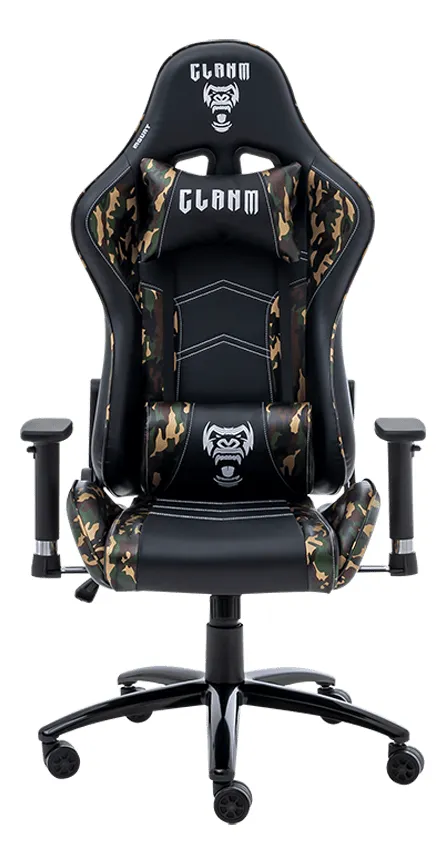 CADEIRA GAMER MOUNT BLACK/CAMUFLAGE - CLANM