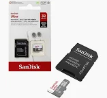 CARTÃO COM ADAPTADOR 32GB