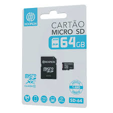 CARTAO MICRO SD MARCA HOOPSON 64GB
