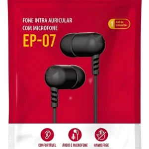 FONE DE OUVIDO INTRA EP-07BK C3T S/SN