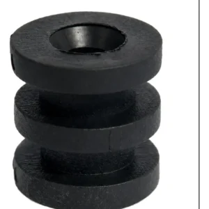 ISOLADOR ROLDANA 2 RANHURAS RP2 PRETA