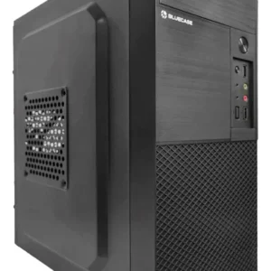 GABINETE COM FONTE 200W BG-2001 PRETO BLUECASE - 1 BAIA / USB / MICROATX / MINI-ITX